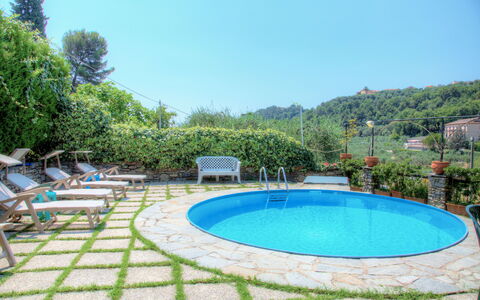 Casa Del Sole - San Bartolomeo Al Mare: Schwimmbad, Eigentum, Grundeigentum, Hinterhof, Freizeit, Gebäude, Estate, Haus, Urlaub, Gras