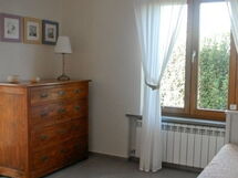 the lavander bedroom  with  two beds