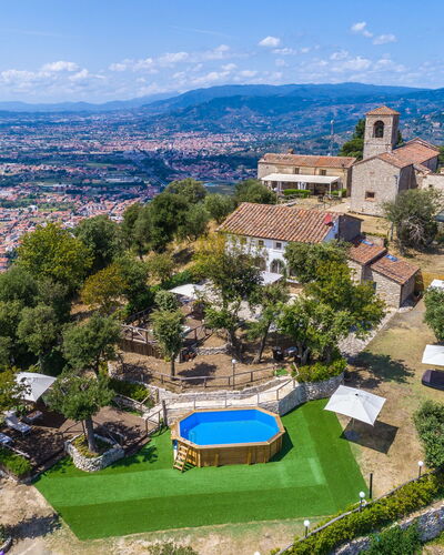 Villa Del Santo Bastiano: Luftaufnahmen, Vogelperspektive, Eigentum, Estate, \Stadt, Grundeigentum, Gebäude, Bergdorf, Tourismus, Fotografie
