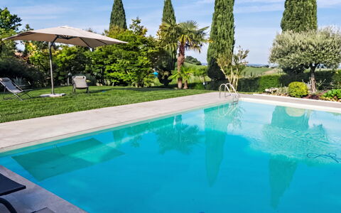 Ca' Del Vento: Schwimmbad, Blau, Resort, Eco Hotel, Schatten, Landscaping, Gartenmöbel, Garten, Freizeit, Thermae