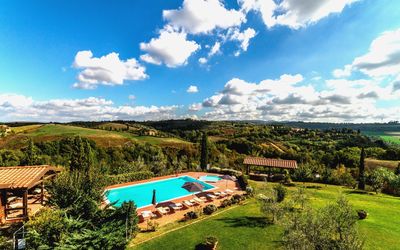 Calanchi Apartments - Sughera, Toskana, Italien - Tulipano - Pool View Ground Floor