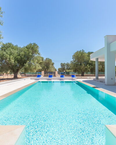 Villa Stella Cadente: Wasser, Himmel, Gebäude, Schwimmbad, Azurblau, Baum, Schatten, Rechteck, Gras, Freizeit