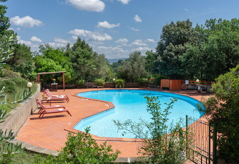 Villa Laura: Wasser, Pflanze, Himmel, Wolke, Schwimmbad, Baum, Gartenmöbel, Schatten, Stuhl, Natürliche Landschaft