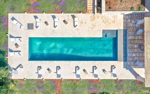 Villa Orama Estia Relais: Wasser, Welt, Azurblau, Rechteck, Pflanze, Gewässer, Schriftart, Kunst, Urban Design, Wand