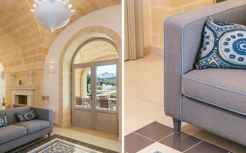 Villa Bellavista: Eigentum, Möbel, Couch, Interior Design, Komfort, Beleuchtung, Wohnzimmer, Fussboden, Flooring, Holz