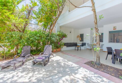 Villa Talise: Möbel, Pflanze, Stuhl, Tabelle, Gelb, Interior Design, Gebäude, Zimmerpflanze, Couch, Blumentopf