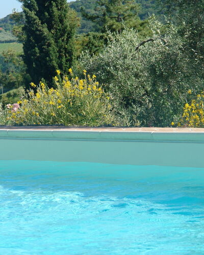 Tenuta Le Sodole: Wasser, Himmel, Pflanze, Eigentum, Schwimmbad, Pflanzengemeinschaft, Baum, Natur, Azurblau, Natürliche Landschaft