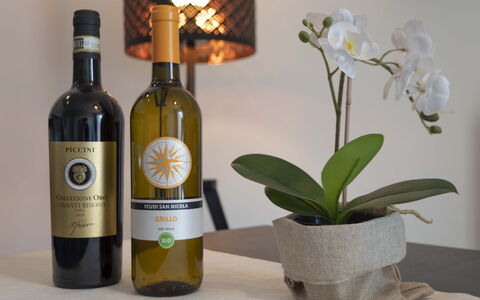 Novoli Suite Apartment: Pflanze, Blume, Flasche, Drinkware, Zimmerpflanze, Blumentopf, Wein, Glasflasche