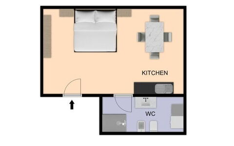 L'attico Di Castelfidardo: Möbel, Bett, Schlafzimmer, Lampe
