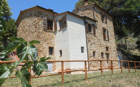 Casa Mulinello: Pflanze, Gebäude, Fenster, Himmel, Eigentum, Baum, Natur, Zaun, Grundeigentum, Fassade
