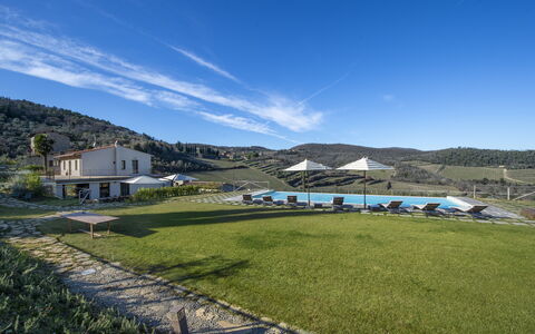 Bella Di Panzano: Himmel, Wolke, Pflanze, Berg, Hochland, Grundstueck, Gras, Fenster, Natürliche Landschaft, Wiese