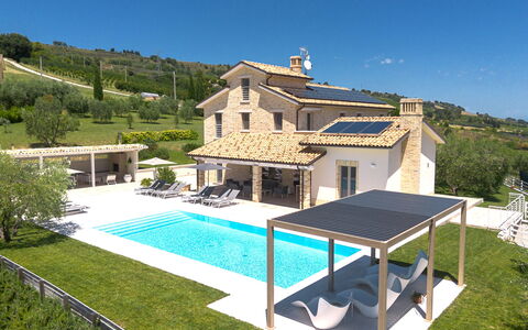 Villa Aso: Schwimmbad, Zuhause, Estate, Resort, Bauernhaus, Villa, Freizeit, Veranda, Terrasse, Villa