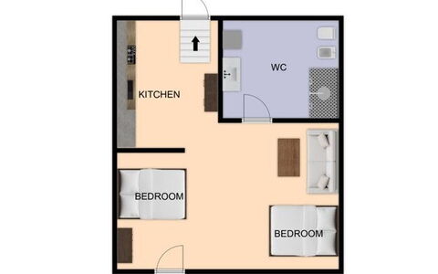 Podere Elsa: Schlafzimmer, Bett, Bedding