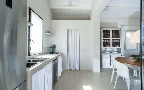 Isolina Verde - Scicli, Sicilia: Möbel, Cabinetry, Countertop, Sinken, Küche, Tabelle, Interior Design, Die Architektur, Holz