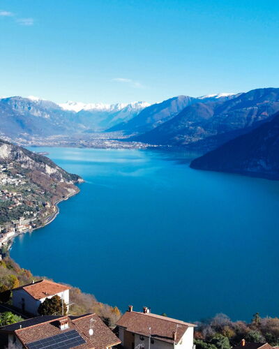Fonteno 100: Wasser, Himmel, Berg, Wasservorräte, Wolke, Azurblau, Natur, Blau, Natürliche Landschaft, See