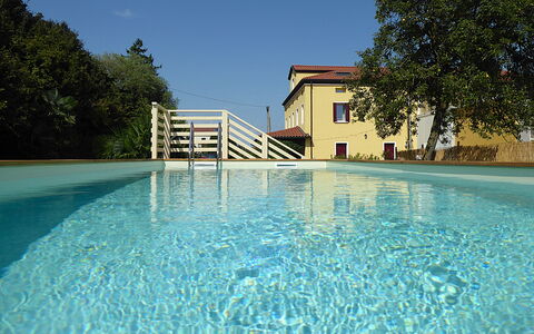 Oasi Casamaras, Brenta River, Wifi, Ac: Schwimmbad, Verbundwerkstoff, Resort, Hazienda, Hotel, Villa, Eco Hotel, Hinterhof, Water Feature, Ferienort