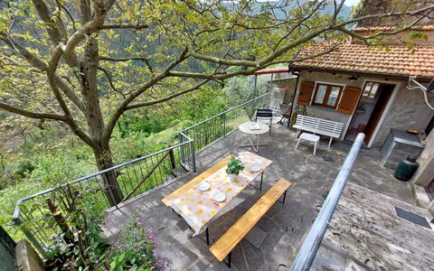 Casa Le Grotte: Eigentum, Pflanze, Gebäude, Natur, Baum, Fenster, Holz, Natürliche Landschaft, Haus, Biome