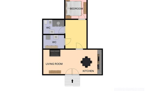 Suite Oltremare: Fussboden, Design, Wohnzimmer