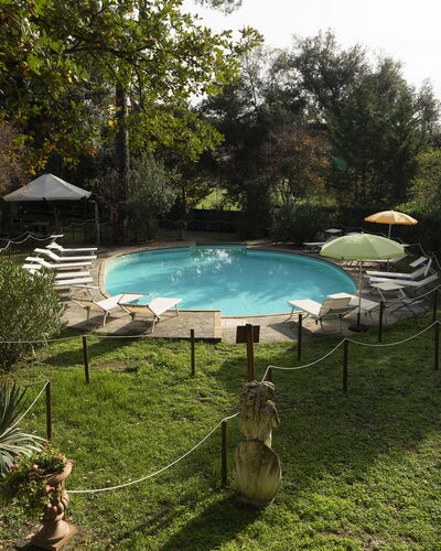 Borgo Dolciano: Wasser, Pflanze, Schwimmbad, Schatten, Gartenmöbel, Natürliche Landschaft, Gras, Baum, Stuhl, Freizeit