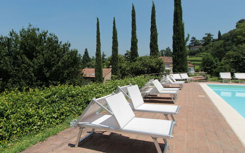 Il Vigneto, Verona, Pool, Wifi: Gartenmöbel, Sonnenliege, Schwimmbad, Schatten, Garten, Resort, Landscaping, Hof, Eco Hotel, Läge