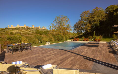 La Piazzetta, Borgo Campassini, Monteriggioni: Möbel, Gartenmöbel, Garten, Stuhl, Tisch Im Freien, Eco Hotel, Schatten, Schwimmbad, Sonnenliege, Landscaping