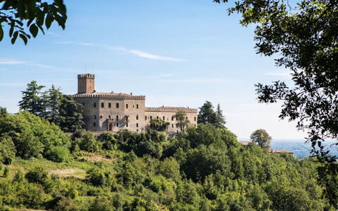 Cascina Tabia: Landschaft, Die Architektur, Grundstueck, Schloss, Ländliches Gebiet, Estate, Palast, Touristenattraktion, Mittelalterliche Architektur