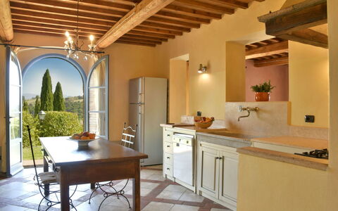 Villa Asia: Möbel, Interior Design, Flooring, Wand, Küche, Holz, Cabinetry, Zuhause, Fussboden, Stuhl