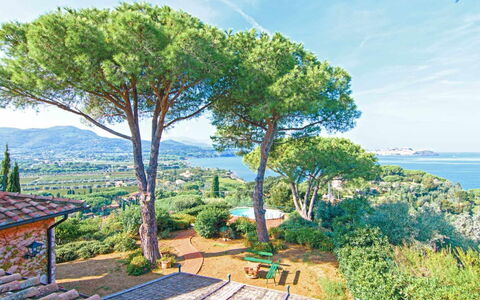Villa Magazzini: Baum, Vegetation, Strauch, Garten, Meer, Gehölz, Landscaping, Schatten, Ozean