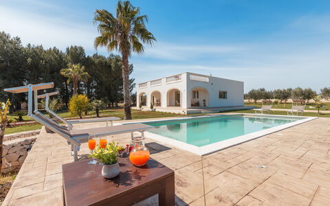 Villa Pallino: Die Architektur, Estate, Verbundwerkstoff, Hazienda, Landscaping, Schatten, Villa, Villa, Design, Schwimmbad