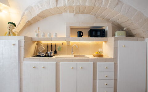Casa Tosca: Interior Design, Möbel, Flooring, Küche, Beleuchtung, Countertop, Decke, Fussboden, Cabinetry, Küchengerät