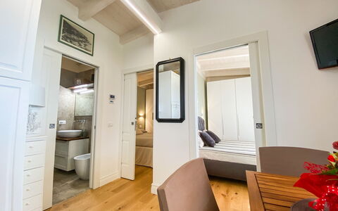 Il Tramonto: Interior Design, Holz, Flooring, Fussboden, Decke, Möbel, Zimmer, Zuhause, Bett, Schlafzimmer