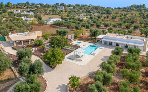 Villa Prestige: Schwimmbad, Estate, Resort, Eco Hotel, Hazienda, Villa, Luftaufnahmen, Hotel