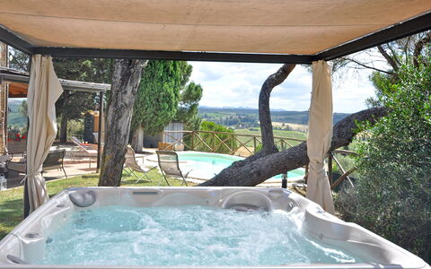 Capanna Al Lago: Schwimmbad, Resort, Schatten, Gartenmöbel, Freizeit, Eco Hotel, Outdoor Struktur, Jacuzzi, Hinterhof
