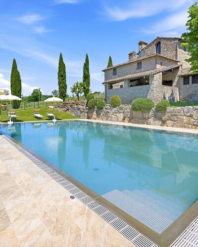Villa del Chianti: Vineyards & View
