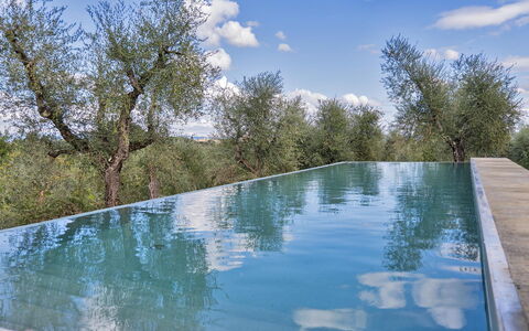 Villa del Mangia, 5Panoramic Pool and Chef Service: Blau, Verbundwerkstoff, Schwimmbad, Reflexion, Water Feature, Reflecting Pool