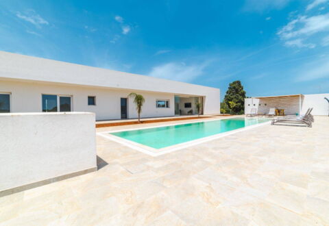 Villa Donnosanto a 5 Minuti Da Spiaggia. Ostuni 10: Beton, Design, Schwimmbad, Fliese