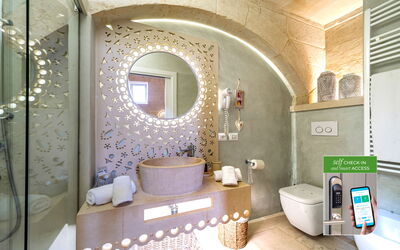 Unterkunft:&nbsp;Meridiano - Romantic Room - Borgo Bianco