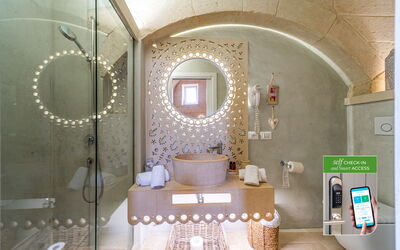 Unterkunft:&nbsp;Meridiano - Romantic Room - Borgo Bianco