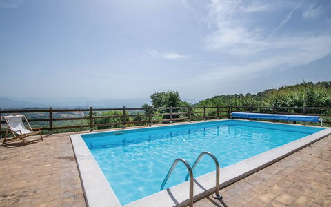 Casa Rosmarino, Ac, Wifi, Narni: Schwimmbad, Gartenmöbel, Freizeit, Resort, Eco Hotel, Ferienort, Zaun, Villa, Hotel, Freizeitzentrum