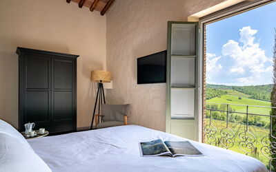 Unterkunft:&nbsp;Relais Badia a Passignano - Appartamento Moscato