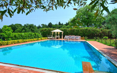 Villa Adriana: Schwimmbad, Resort, Freizeit, Eco Hotel, Garten, Schatten, Hazienda, Water Feature, Landscaping, Gartenmöbel