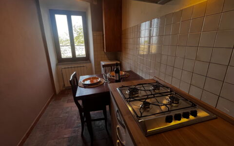 Appartamento Del Mercato: Herd, Major Appliance, Küchengerät, Küche, Gasherd, Herd, Cooktop, Flooring, Countertop, Haushaltsgerät