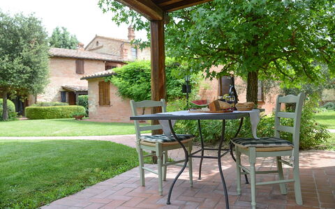 Oasi Della Pergola: Möbel, Gartenmöbel, Tabelle, Stuhl, Tisch Im Freien, Garten, Hinterhof, Küche & Esszimmer Tisch, Schatten, Outdoor Struktur