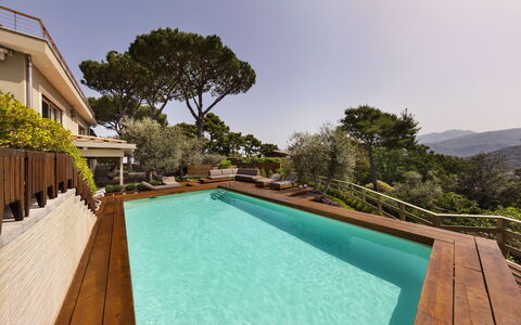 Villantonella: Schwimmbad, Resort, Die Architektur, Wohngebiet, Eco Hotel, Balkon, Estate, Villa, Hazienda, Schatten