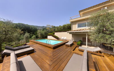 Villantonella: Schwimmbad, Die Architektur, Resort, Verbundwerkstoff, Eco Hotel, Estate, Deck, Schatten, Villa, Landscaping