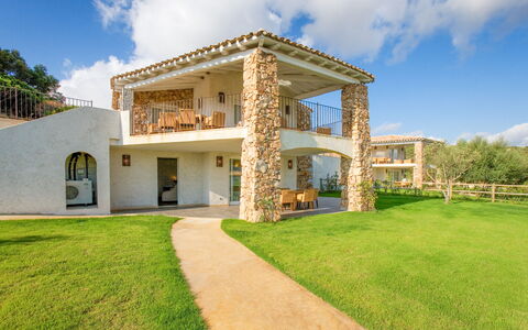 Villa Fico D'india 1: Die Architektur, Estate, Bauernhaus, Hazienda, Garten, Villa, Villa, Landscaping, Rasen, Schatten
