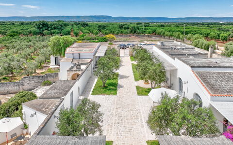 Masseria Lamagrotte: Landschaft, Die Architektur, Grundstueck, Estate, Hazienda, Garten, Landscaping, Hof, Garten, Karawanserei