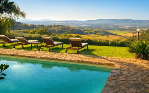 Novellina: Schwimmbad, Sommer, Resort, Sonnenliege, Gartenmöbel, Eco Hotel, Landscaping, Schatten, Garten, Hazienda