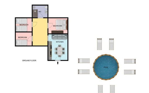 Villa Altavista: Design, Wohnzimmer