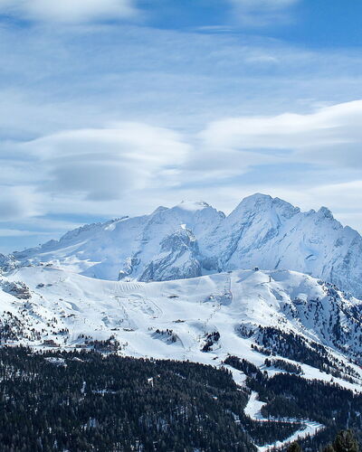 Appartamento Ghezzi: Berg, Himmel, Schnee, Blau, Bergforms, Winter, Gebirge, Terrain, Glazialmorphologie, Grat